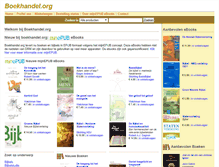 Tablet Screenshot of boekhandel.org